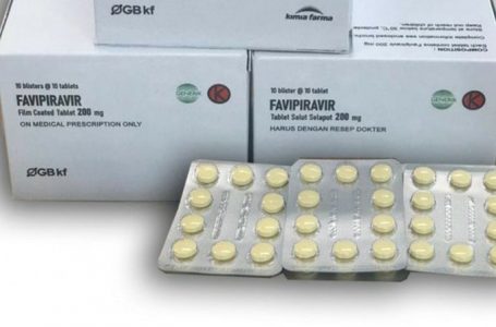 Favipiravir, obat yang bisa digunakan untuk terapi Covid-19 hasil produksi dari PT Kimia Farma Tbk. (Dok Humas Bio Farma)