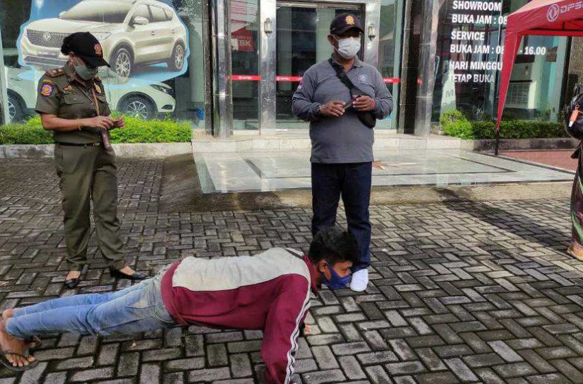  Masih Beralasan Lupa Bawa Masker, 35 Pelanggar Prokes Dikenai Sanksi