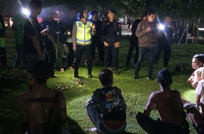  Hendak Tawuran Pakai Sajam, Dua Kelompok di Kuta Utara Diamankan