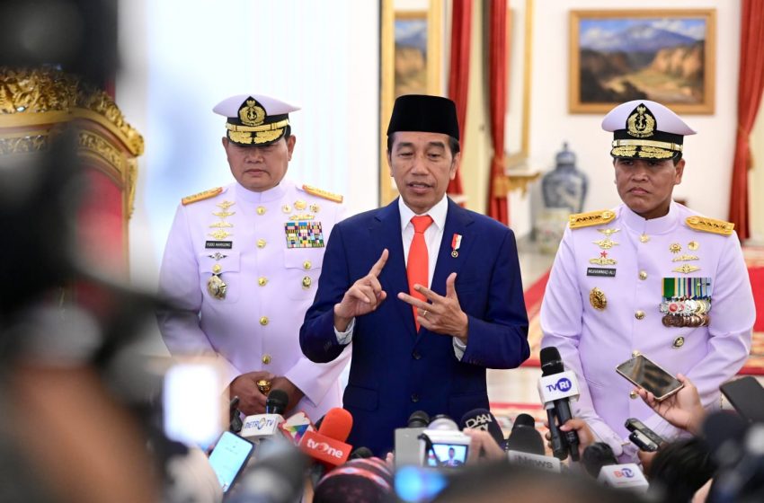  Lantik KSAL, Presiden Jokowi: Konsentrasi Jaga Kedaulatan Laut