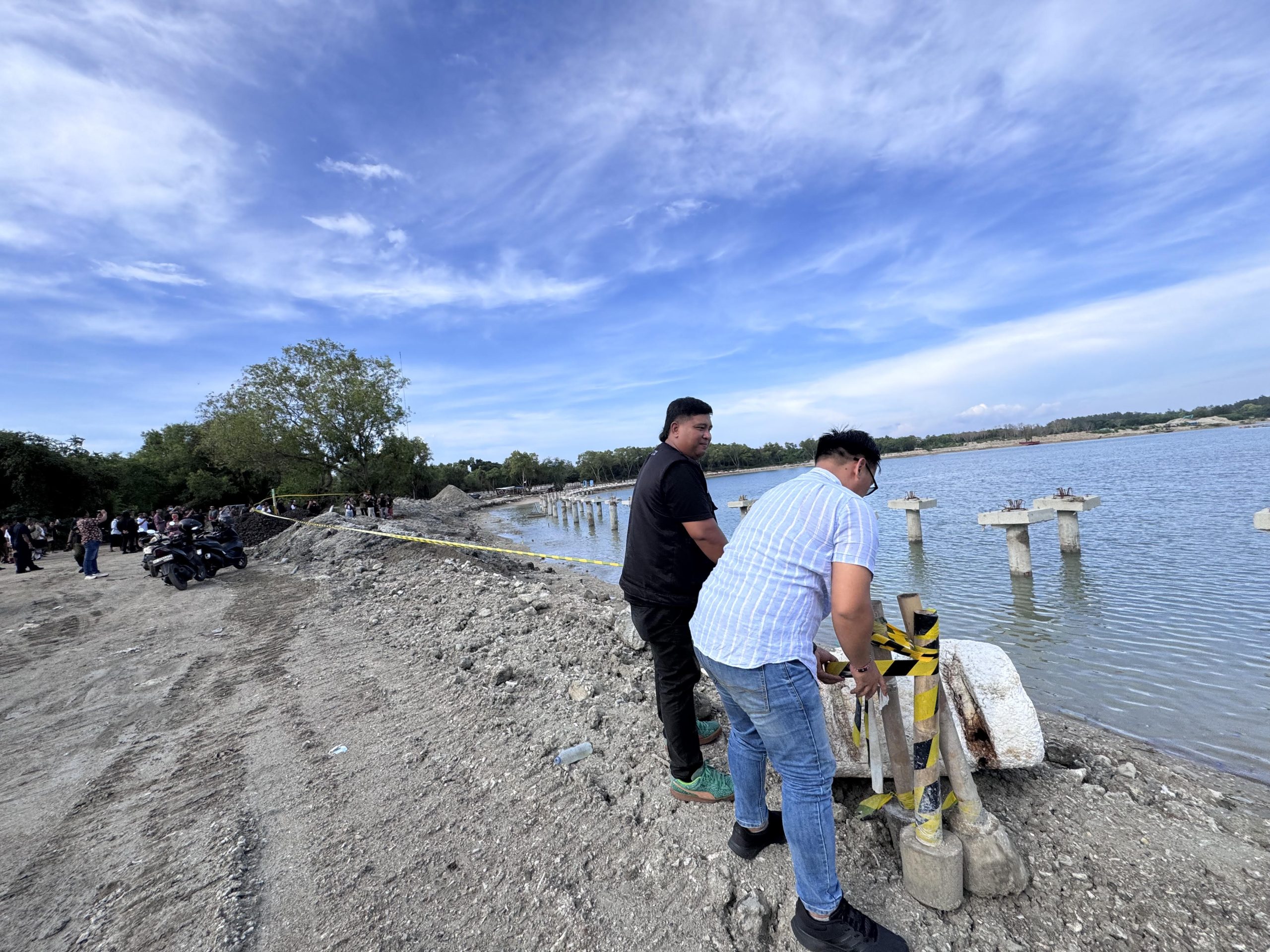 Salah satu proyek di Kura Kura Kelurahan Serangan Denpasar Selatan Bali disegel atas rekomendasi Pansus TRAP DPRD Bali.