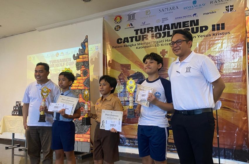  Seru! 65 Siswa SD Bali Bertarung Adu Cerdik di Turnamen Catur Institute Of Justice Law Firm